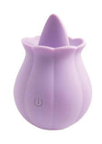 Clit-Tastic Erotic Clit Licker Rechargeable Silicone Clitoral Vibrator - Lavender/Purple