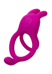 Closer Intimate Rechargeable Ring Touch Silicone Dual Vibe Cock Ring with Clitoral Stimulator