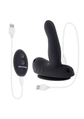 Come Closer Rechargeable Silicone Strap-On Vibrator with Remote