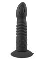 Commander Silicone Adjustable Harness with Ribbed Dildo