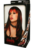 Courtney Wig - Black/Burnt Red/Red