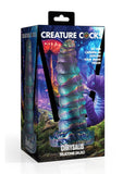 Creature Cock Chrysalis Silicone Dildo - Blue/Gold/Purple