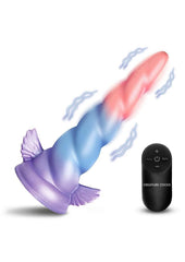 Creature Cocks Deluxe Dream Rider Vibrating Unicorn Rechargeable Silicone Dildo