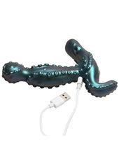 Creature Cocks Octoprobe Gyrating Rechargeable Silicone Prostate Vibrator with Remote Control