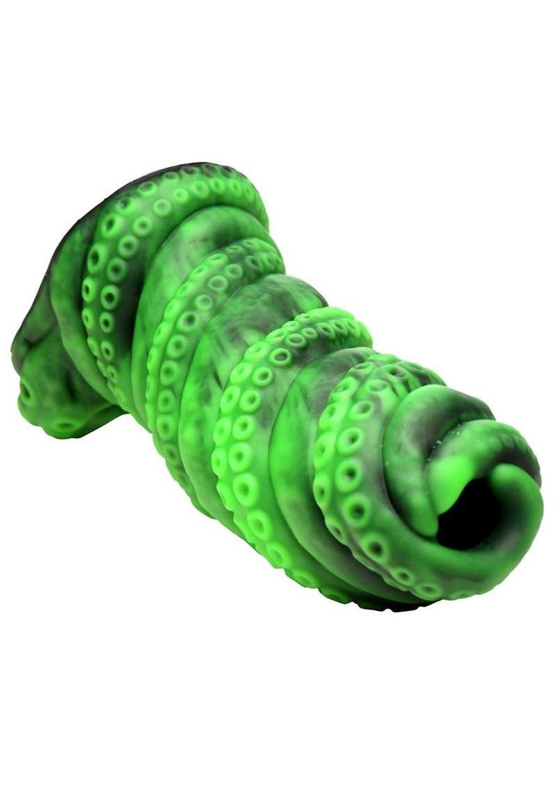 Creature Cocks Tenta Girth Silicone Penis Enhancer - Black/Green