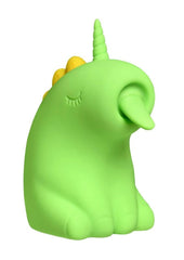 Creature Cuties Lickyhorn Licking Rechargeable Silicone Stimulator - Green