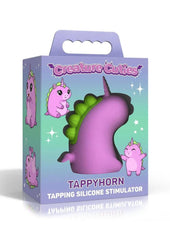 Creature Cuties Tappyhorn Tapping Rechargeable Silicone Stimulator - Pink