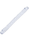 Crystal Jellies Double Dildo - Clear - 18in