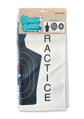 Cum Rags Target Practice - Black/White - 3 Per Set