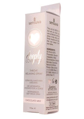 Deeply Love You Throat Relaxing Spray Chocolate Mint 1 Oz Spray - Chocolate