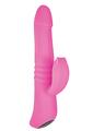 Devine Vibes Heat Up Dynamic Stroker Rechargeable Silicone Thrusting Vibrator