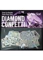 Diamond Mylar Confetti Silver Jumbo Size