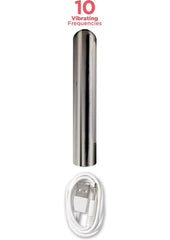 Dickboy Vibes Rechargeable Silicone Multi Speed Dildo - Vanilla - 6in