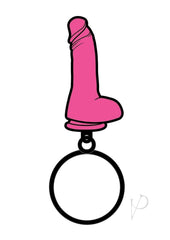 Dildo Pink Keychain
