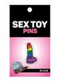 Dildo Rainbow Enamel Pin