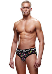 Disco Unicorn Bubble Butt Jock - Black - Large/XLarge