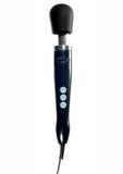 Doxy Die Cast Wand Metal Plug-In Vibrating Body Massager - Black/Metal