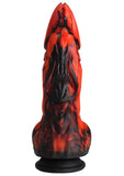 Dragon Thrust Rechargeable Silicone Thrusting and Vibrating Dildo