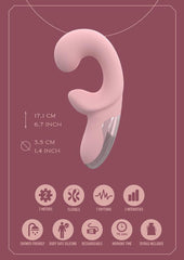 Dreamtoys Glam Flexible Duo Vibrator - Pink