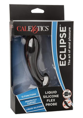 Eclipse Rechargeable Liquid Silicone Flex Probe - Black