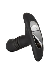 Eclipse Thrusting Rotator Probe Silicone Rechargeable Vibrating Butt Plug with Remote Control
