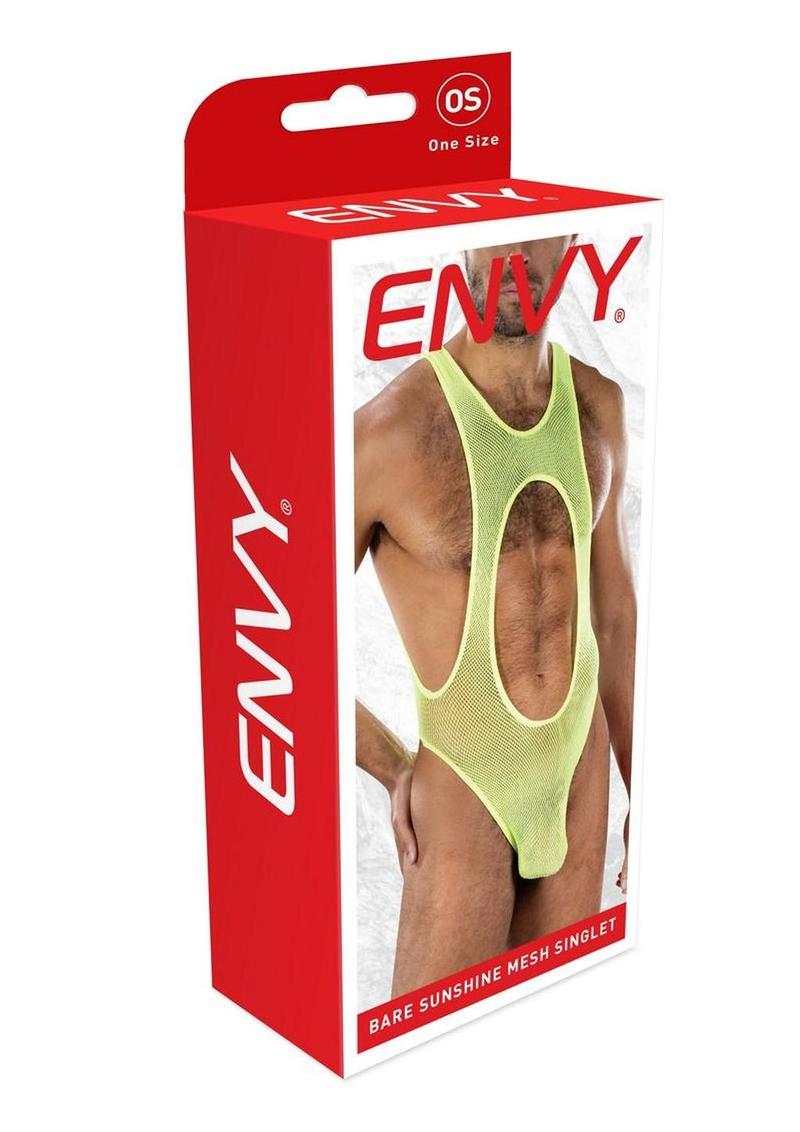 Envy Menswear Bare Sunshine Mesh Singlet - Os – CD Universe