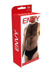 Envy Menswear Full Effect Fishnet (2 Piece) - Os - Black