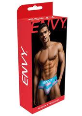 Envy Rainbow Pride Brief-Blue-Sm