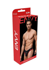Envy Sport Mesh Jock Black Sm