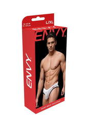 Envy Sport Mesh Jock White Lxl