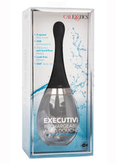 Executive Rechargeable Auto Silicone Douche - Black