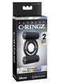 Fantasy C-Ringz Silicone Extreme Double Trouble Cock Ring with Bullets