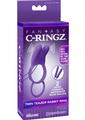 Fantasy C-Ringz Twin Teazer Rabbit Silicone Cock Ring