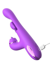 Fantasy For Her Intimotion Pulse Pro Rechargeable Silicone Vibrator with A Clitoral Stimulator