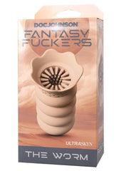 Fantasy Fuckers The Worm Ultraskyn Textured Stroker - Vanilla
