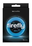 Firefly Halo Small Silicone Cock Ring - Blue/Glow In The Dark - Small