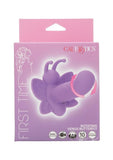 First Time Rotating Venus Butterfly Rechargeable Silicone Stimulator - Purple