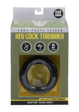 Fort Troff Rev Cock Throbber Rechargeable Silicone Cock Ring - Black - Large