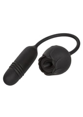 French Kiss Elite Romeo Rechargeable Silicone Vibrator with Clitoral Stimulator