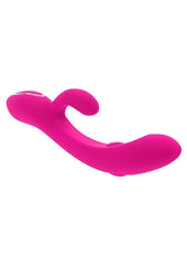 G-Tapper Rechargeable Silicone Double Tapping Rabbit Vibrator with Clitoral Stimulator
