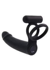 Gender X Full Swing Rechargeable Silicone Panty Vibe with Remote Control - Black