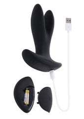 Gender X Spread The Love Rechargeable Silicone Vibrating Anal Plug with Remote Control