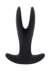 Gender X Spread The Love Rechargeable Silicone Vibrating Anal Plug with Remote Control - Black