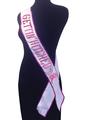 Gettin Hitched Bride Party Sash Glitter