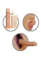Gladiator Full Size Vibrating Inflatable Love Doll with Dildo and Remote Control