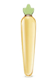 Glas Bunny's Secret Glass Dildo - Green/Yellow - 7.25in