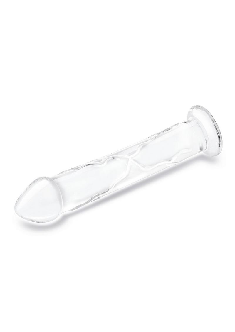 Glas Dildo Glass with Veins and Flat Base – CD Universe