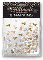 Glitterati Penis Party Napkins - 8 Pack