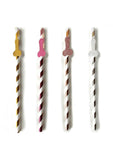 Glitterati Penis Party Tall Celebration Straws