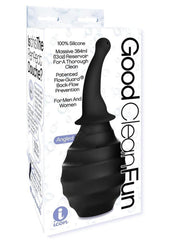 Good Clean Fun Silicone Angled Douche - Black